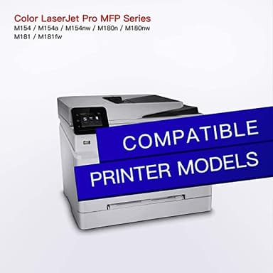 GPC Image Compatible Toner Cartridge Replacement for HP 204A 204 A CF510A CF511A CF512A CF513A to use with Color Laserjet Pro MFP M180nw M154nw M180n M154a MFP M181fw Printer (4 Pack) - Image 2