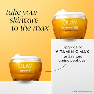 Olay Vitamin C Face Moisturizer, Brightening Cream for Women, Instant Hydration, Evens Tone, Dark Spot & Hyperpigmentation Reduction, Glowing Skin Care - Niaciniamide, Lactic Acid, 1.7 Oz - Image 11