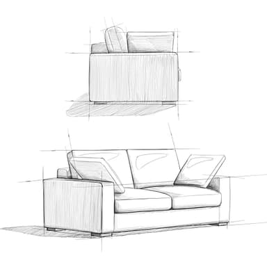 SIMPLIHOME Charlie Sofa in 100% Recycled Polyester Tightly Woven Performance Fabric, Cream, 78-inches Wide, Handcrafted Contemporary Style Loveseat Sofa or Couch for Living Room - Image 16