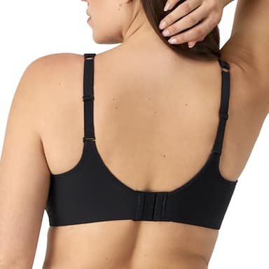 Bali Women's One Smooth U Ultra Light Illusion Neckline Underwire Bra, Black,36C - Image 2