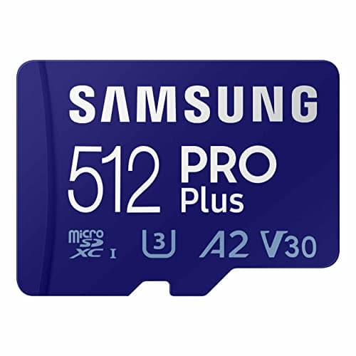 Samsung PRO Plus microSD Memory Card + Adapter, 512GB microSDXC, Up to 180 MB/s, Full HD & 4K UHD, UHS I, C10, U3, V30, A2, for Android Smartphones, Tablets, GoPRO, and DJI Drone (MB MD512SA/AM) - Image 1
