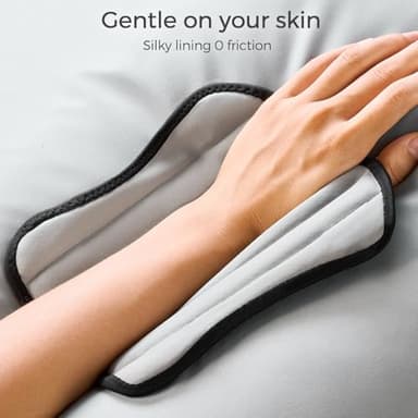 FREETOO Carpal Tunnel Wrist Brace Night Support Fit Right Hand for Work, Pain Relief Wrist Splint for Tendonitis, Sprain, Strain, Rigid Hand Brace for Arthritis for Women and Men (S/M, Black/Pink) - Image 7