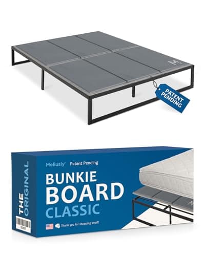 Meliusly Premium 10mm Bunkie Board Queen Size (60x80'') Patent Pending Low Profile Bed Board Design - Breathable, Noise Minimizing, Moisture Resistant Bunkieboards, Low Profile Bed Support - Image 1