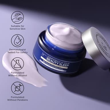 IT Cosmetics Confidence in Your Beauty Sleep Night Cream - Visibly Improves Fine Lines, Wrinkles, Dryness, Dullness & Loss of Firmness - With Hyaluronic Acid - Image 7