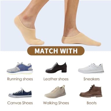 IDEGG No Show Socks Women & Men Low Cut Ankle Short Athletic Running Casual Invisible Liner Socks - Image 6