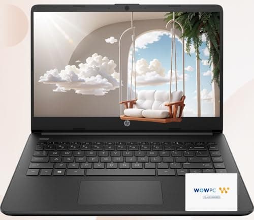 HP 14 Ultrabook • Back to School Limited Edition w/Microsoft 365 • Intel 4-Core CPU • 16GB RAM • 1.6TB Storage (128GB OnBoard w/ 512GB Portable Drive + 1TB OneDrive) • Black • Win 11 - Image 1