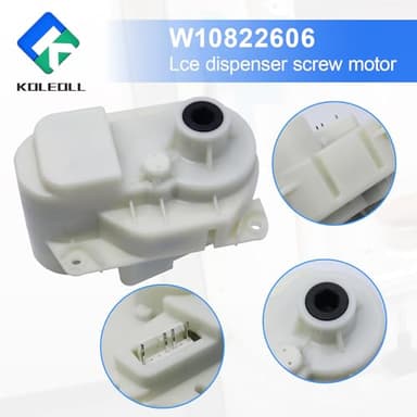 W10822606 Ice Dispenser Auger Motor Compatible with Whirlpool Refrigerator, 120 Volt 60HZ, Replace W10215646 W10271506 W11185741 W11298175 W11391787 - Image 3