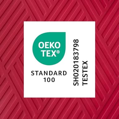 TOWN & COUNTRY BASICS Basketweave Soft Silicone Oven Mitt 2-Pack Set, Heat Resistant up to 500F, Flexible Silicone, Non-Slip Grip, Red, 7.5"x13" - Image 7