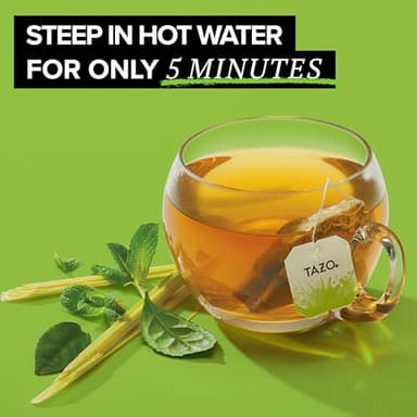 TAZO Organic Zen Green Tea, Green Tea Zen for Health and Wellness, 96 Total Tea Bags (16ct - Pack of 6) - Image 5