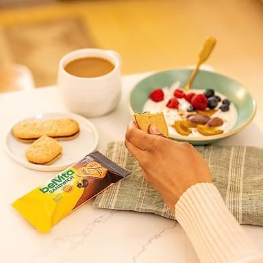 belVita Breakfast Bar Biscuit Sandwiches, Dark Chocolate Creme, 64 Total Packs, 8 Boxes (2 Biscuits Per Pack) - Image 10