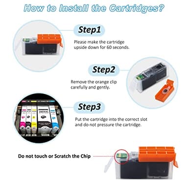 Tekmall PGI-280XXL CLI-281XXL 280XL 281XL Compatible Ink Cartridges Replacement for Canon Printer ts702 TR8620a - Image 2