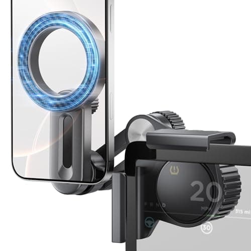 Tesla Phone Mount for Model Y Accessories 2025, No Glue Required with Suction Cup, Strongest Magnetic Tesla Phone Holder for Model 3 Accessories, for MagSafe Car Mount Fits for iPhone 16 Pro Max 15 14 - Image 1