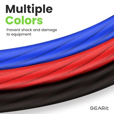 GEARit 1/0 Gauge Wire (50ft - Red Translucent) Copper Clad Aluminum CCA - Primary Automotive Wire Power/Ground, Battery Cable, Car Audio Speaker, RV Trailer, Amp, Electrical 0ga AWG 50 Feet - Image 4