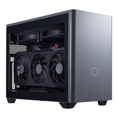 Cooler Master NR2 Pro Mini ITX – Intel i7-14700F 2.1GHz (5.4GHz Turbo) | Gigabyte RTX 4070 Super 12GB & B760I AORUS PRO | 32GB DDR5 6000MHz | 1TB Gen4 M.2 | WiFi | Windows 11-280mm AIO Gaming PC - Image 1