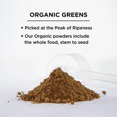 Beyond Fresh Organic Greens, Organic Fruits and Vegetables, Organic Super Foods, USDA Organic, Whole Foods, Chocolate Flavor, 10.58 Ounce (N12557) - Image 5