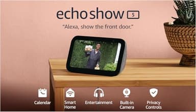 Like-New Amazon Echo Show 5 (newest model), Smart display with 2x the bass and clearer sound, Charcoal - Image 8