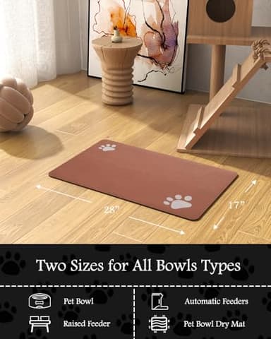 Pet Feeding Mat-Absorbent Dog Mat for Food and Water Bowl-No Stains Quick Dry Dog Water Dispenser Mat-Dog Accessories Pet Supplies-Dog Water Bowl for Messy Drinkers - Image 7