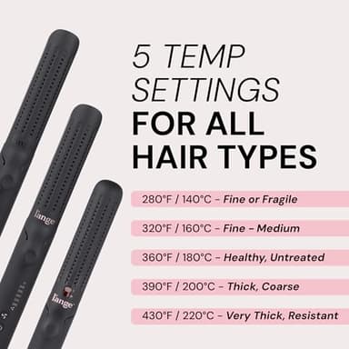 L'ANGE HAIR Le Duo Grande 360° Airflow Styler | 2-in-1 Curling Wand & Titanium Flat Iron Professional Hair Straightener and Curler with Cooling Air Vents to Lock in Style | Adjustable Temp (Black) - Image 3