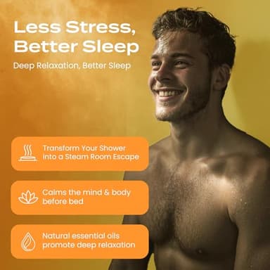 Body Restore Shower Steamers Aromatherapy 15 Pack - Boo Basket Stuffers for Women, Christmas Stocking Stuffers, Birthday Gifts, White Elephant, Relaxation, Self Care - Citrus - Image 7