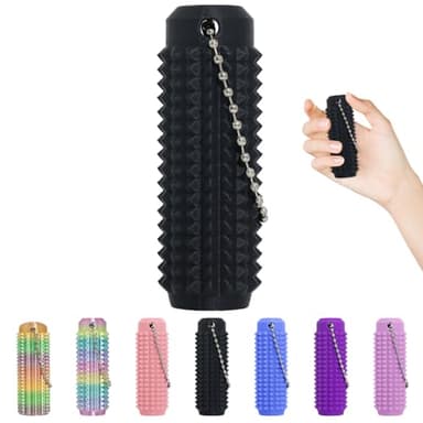 XNJAMG 3pcs Little Ouchies Fidget Toys,Pain Stim Fidget Toy Reduce Stress for Adults,Anxiety Relief Pain Stim,Spiky Fidget Keychain for Anxiety and Stress Reduction,Novelty Gifts for Friends - Image 8