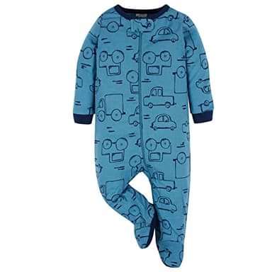 Onesies Brand Baby Boys 4-pack 'N Plays Footies And Toddler Sleepers, Truck, 3-6 Months US - Image 4