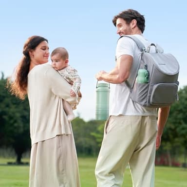 Momcozy 22oz Portable Breast Milk Cooler for Outdoor, Life Saver with 360° Total Cooling for 24 Hours, Larger Capacity Travel Breastmilk Chiller with 2pcs Baby Bottles for Breastmilk Storage, Green - Image 9
