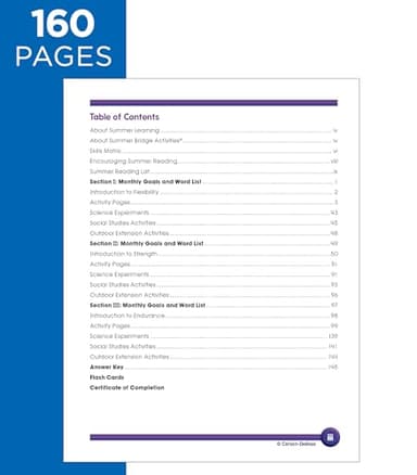 Summer Bridge Activities 3rd to 4th Grade Workbook, Activity Book With Math, Reading Comprehension, Science, Fitness, Social Studies, Writing Practice, and Flash Cards (Volume 5) - Image 5