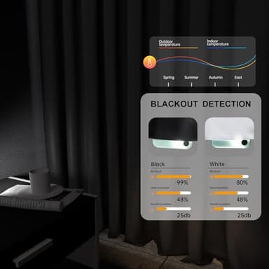 Room Divider Curtains Flexible Ceiling Tracks Set Curtain Track Ceiling Mount Blackout Curtain for Living Room Bedroom Ceiling Curtain Rod Privacy Dividers Panels W100 x H84 Black Drape & Black Rail - Image 4