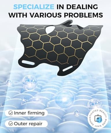 Yahi LED Face Mask Light Therapy, Red Light Therapy for Face, 7-1 Colors LED Facial Skin Care Mask, 175 High-Density Light Beads, Black - Image 5