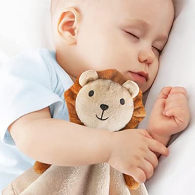 Pro Goleem Lion Security Blanket, Soft Lovey Unisex Lovie Baby Gift for Newborn Boys and Girls Snuggle Toy Stuffed Animal 16 Inch - Image 2