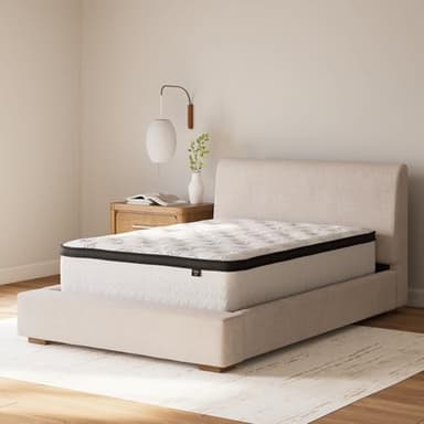 Signature Design by Ashley Full Size Chime 12 Inch Medium Firm Hybrid Mattresswith Cooling Gel Memory Foam for Pressure Relief, Fiberglass Free, Mattress In A Box - Image 6
