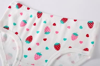 Family Feeling Soft Cotton Panties Big Girls White Underwear (Pack of 6) Size 8 - Image 3