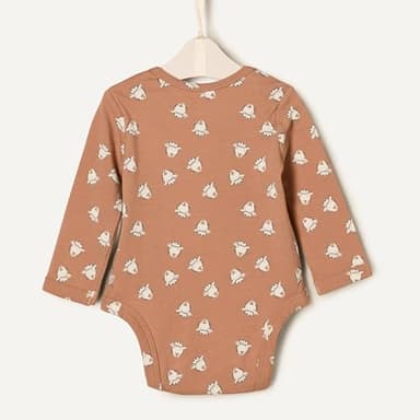 Amazon Essentials x Sofia Grainge Unisex Babies' Long Sleeve Crew Neck Bodysuit, Pack of 3, Ivory/Lamb Faces/Rabbits, 0-3 Months - Image 5