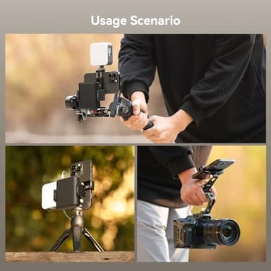 SMALLRIG Universal Metal Phone Support with Cold Shoe Mount, Smartphone Holder Adapter Support Free Adjustment Joints, Phone Tripod Mount for iPhone 17 16 15 14, for Samsung Galaxy etc. - 4382 - Image 7