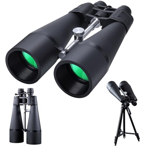 30-260X80 High Power Binoculars for Adults, Outdoor Long Range Binoculars for Birdwatching Hunting Stargazing Travel with Tripod Adapter and Carrying Case (Black, 30-260X80) - Image 1