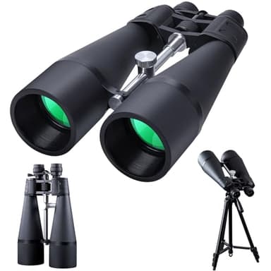 30-260X80 High Power Binoculars for Adults, Outdoor Long Range Binoculars for Birdwatching Hunting Stargazing Travel with Tripod Adapter and Carrying Case (Black, 30-260X80) - Image 1
