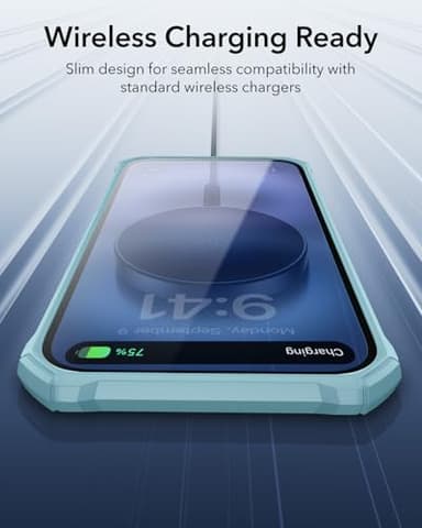 ESR for iPhone 16 Case, Military-Grade Protection with Shock-Absorbing Corners, Scratch-Resistant and Anti-Yellowing Acrylic Back, Slim Protective Phone Case, Air-Armor Series, New Clear Green - Image 6