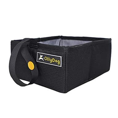 OllyDog Crumple Travel Food Bowl, Water-Resistant Collapsible Dog Bowl, Portable Dog Bowl, Pet Supplies, Ideal for Outdoor Camping, Walking, Traveling, Hiking (Raven) - Image 8