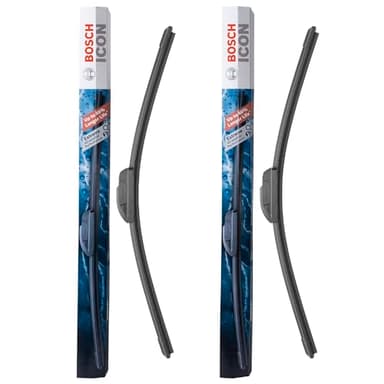 BOSCH 22A22B ICON Beam Wiper Blades - Driver and Passenger Side - Set of 2 Blades (22A & 22B) - Image 3