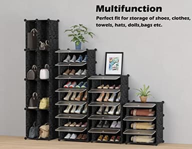 HOMIDEC Shoe Storage, 10-Tier Shoe Rack Organizer for Closet 20 Pair Narrow Shoes Shelf Cabinet for Entryway, Bedroom and Hallway - Image 6