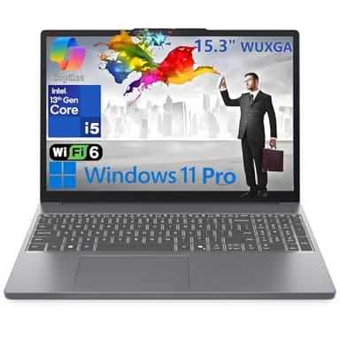 Lenovo Laptop Computer for Home Business, 15" FHD+ IdeaPad Slim 3, Intel 8-Core i5-13420H (Beat i7-1355U), 24GB DDR5 RAM, 1TB PCIe SSD, WiFi 6, Bluetooth 5.2, Copilot Key, Luna Grey, Windows 11 Pro - Image 1