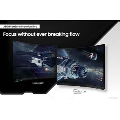 Samsung 32" Odyssey Neo G8 (G85NB) 4K UHD 240Hz 1ms G-Sync 1000R Curved Gaming Monitor, Quantum HDR2000, AMD FreeSync Premium Pro, Matte Display, DisplayPort, Black & White, LS32BG852NNXGO - Image 8