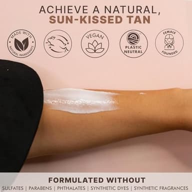 Self Tanner with Tanning Mitt - USA Made Sunless Self Tanning Lotion with Organic Ingredients - Image 4