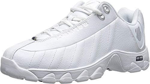 K-Swiss Men's ST329 CMF Sneaker, White/Black/Silver, 8.5 XW - Image 1