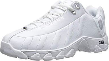 K-Swiss Men's ST329 CMF Sneaker, White/Black/Silver, 8.5 XW - Image 1