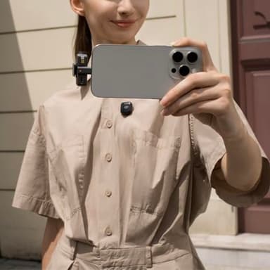 DJI Mic Mini (1 TX + 1 RX), Wireless Lavalier Microphone for iPhone/Camera/Android, Ultralight, Detail-Rich Audio, Noise Cancelling, Automatic Limiting, Vlog, Streaming, 400m Transmission - Image 8