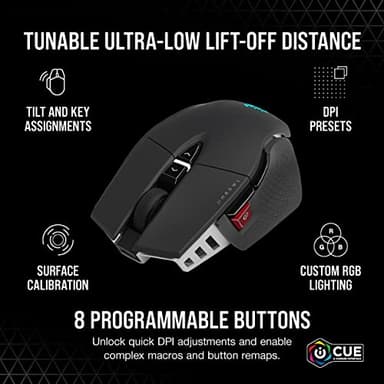 Corsair M65 RGB Ultra Wireless, Tunable FPS Wireless Gaming Mouse - Image 7