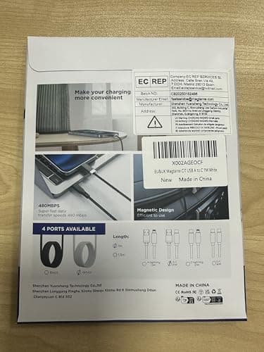 StayCable 3.3FT USB A to USB C Cable with Built-in Magnetic Holder for Nightstand, Desk and Car, 3A Fast Charging Anti-Drop Cord with 2 Adhesive Metal Plates, Braid Type-C Data Cable for iPhone 17 - Image 10