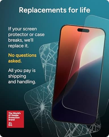 ZAGG Privacy XTR Screen Protector for iPhone 17 Pro Max - 4-Way Privacy Full-Screen Filter, 5X Stronger, Fingerprint-Resistant Tempered Glass, Smooth Feel, Easy Two-Step Installation - Image 9