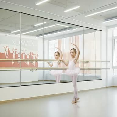 Home Gym Mirror for Wall,56”x28”x2PCS Full Length,Glass Frameless Body Large Mirror for Home Gym,Workout,Bedroom,Garage(Black) - Image 3